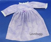 Lavender Flannel Nightgown