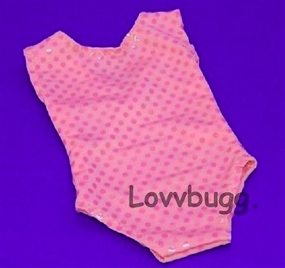 Pink Sparkle Dots Swimsuit Leotard