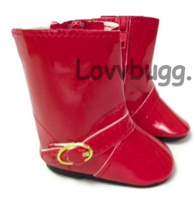 Red Rain Boots