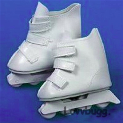 Roller Blades White with White Trucks