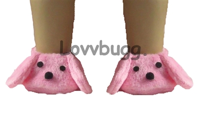 Pink Dog Slippers