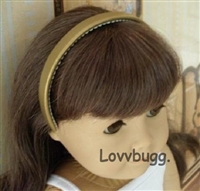 Gold Headband for American Girl 18 inch Doll Clothes Accessory