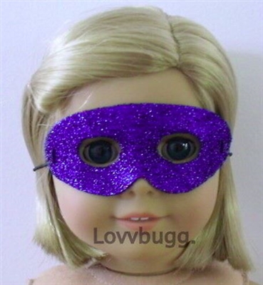 Blue Glitter Costume  Mask