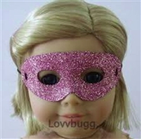Pink Glitter Costume  Mask