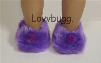 Slippers Purple for 15 inch Bitty Baby