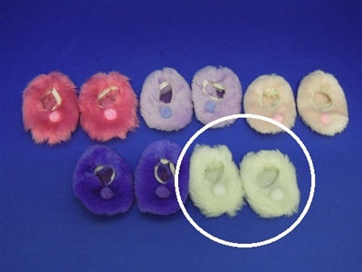 Slippers White 15 inch Bitty Baby Doll Shoes Accessory