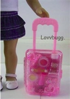 Pink Rolling Suitcase
