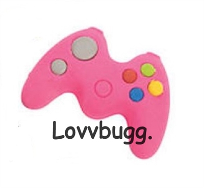 Supergirl Pink Game Controller for 18 inch American Girl or Baby Doll Accessory