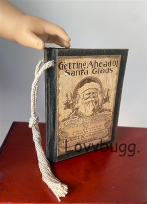 Getting Ahead of Santa Note Book for American Girl 18 inch Doll Accessory