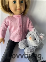 Gray Kitty Cat for American Girl 18 inch Doll Pet Accessory