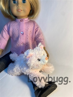 Pink Kitty Cat for American Girl 18 inch Doll Pet Accessory