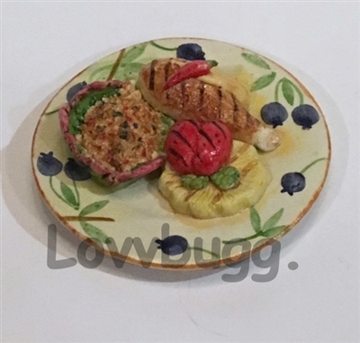 Mini Spicy Chicken Dinner Plate