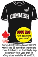 Commish Tshirt for Canadians Only