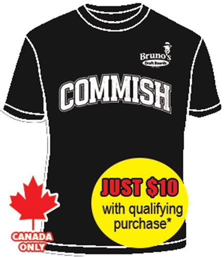 XL Commish Tshirt for Canadians Only