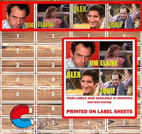 2026 A.I. Generated Custom Team Labels with Graphics