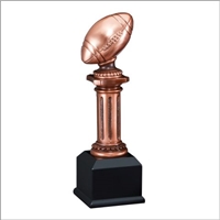 Copper Pedestal Fantasy Football Trophy from Bruno's