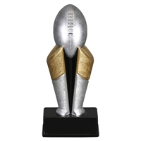 Large Perched Football Fantasy Football Trophy from Bruno's