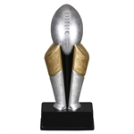 Medium Perched Football Fantasy Football Trophy from Bruno's
