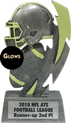 Glow In The Dark Fantasy Football Trophy from Bruno's