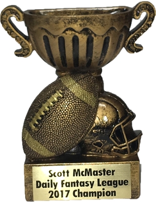 Small Cup Fantasy Football Trophy from Bruno's