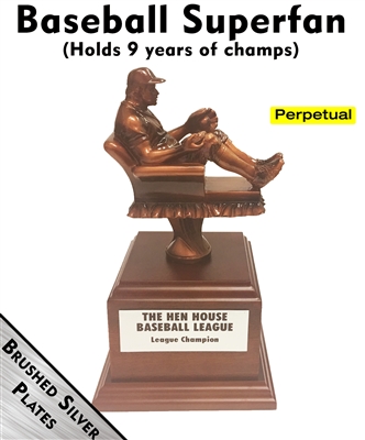 Superfan Perpetual Fantsy Baseball Trophy