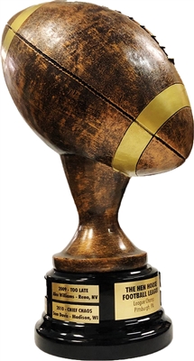 Perpetual Rustic Fantasy Football Trophy | Bruno's