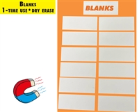 Blanks for Magnetic Draft Board