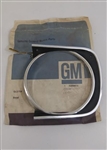 1967 Headlight Bezel RH, Standard Grille, GM NOS