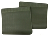 NOS Chevrolet Rear Contour Rubber Floor Mats, GM # 993671, Dark Green