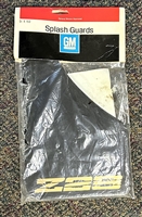 Image of a 1982 - 1992 NOS Original GM Z28 Wheel Mud Flaps Splash Guards 998565, Pair