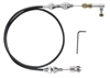 Lokar Hi-Tech Black Braided Stainless Steel 24" Universal Throttle Cable