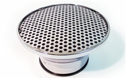 Baldwin Motion Phase III Velocity Stack Fly Eye Chrome Air Cleaner