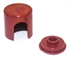 1967 - 1975 Camaro Alternator Cap and Retainer Set, Red | Camaro Central