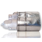 Universal Starter Solenoid Heat Shield, Strap-On Non-Conductive Reflective Mylar