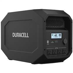 Duracell PowerSource Quiet Gasless Generator Portable Power Supply and Solar Ready, 1440w Output Inverter, 1800w Peak