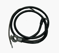 1969 Camaro Top Post Small Block Negative Battery Cable, 302 and 350