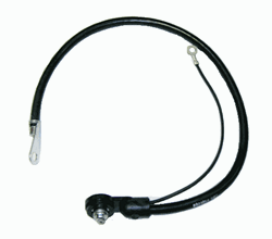 1971 - 1980 Camaro Battery Cable, NEGATIVE, Side Mount Design