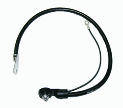1972 Battery Cable, Negative, V8 350 ci, Side Post (Special High Performance)