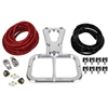 Detroit Speed Billet Aluminum Battery Relocation Kit, Cables, Terminals, Crimp Rings, and Bulkheads