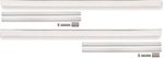 1970 - 1975 Camaro Rocker Panel Molding Set, Chrome, Replaces 481539 and 481540