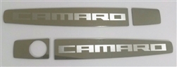 2010 - 2015 Camaro Etched Mirror Stainless Outer Door Handle Covers