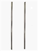 1967 - 1969 Camaro Drip Rail Pillar Post Chrome Trim Moldings, Pair