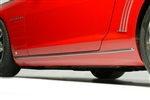 2010 - 2015 Camaro Lower Body Rocker Panel Moldings, Retro Style, Pair