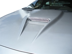 1993 - 1997 SS Camaro Super Sport Hood Scoop Insert, Polished Stainless Steel, Peel and Stick