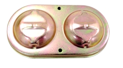 1967 - 1969 Brake Master Cylinder Cover, Power Disc, Replacement Style, No Wording