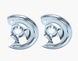 1967 - 1968 Camaro Disc Brake Backing Plates with Correct Stamped Part Numbers, PAIR