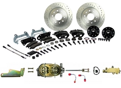 1967 - 1969 Brake Conversion Kit, Front Disc Manual, Black Calipers, Signature Series