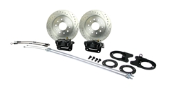 1967 - 1969 Brake Conversion Kit, Rear Disc for Non-Staggered Shocks, Black Calipers, Signature Series