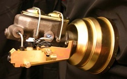 1967 - 1969 Camaro Gold Brake Booster / Master Cylinder / Proportioning Valve Kit, Front Disc / Rear Drum, 8 Inch