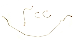 1967 - 1968 Camaro Front Brake Lines Set, Power Drum